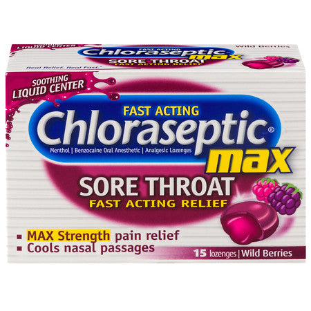 CHLORASEPTIC ST/CGH LZ 15 SF CHY