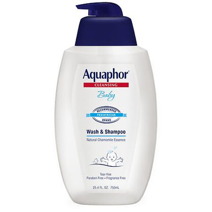 Aquaphor Baby Wash and Shampoo - Unscented, 25.4 oz