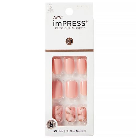 KISS imPRESS Press-On Manicure Fake Nails - Fearless