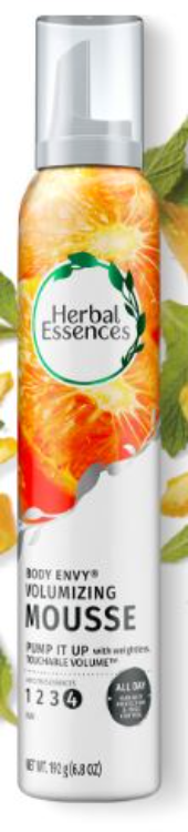 HERBAL ESSENCE MOUSSE BODY ENVY 6.8OZ