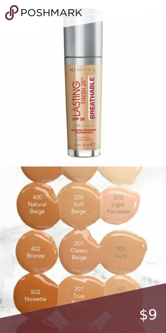RIMMEL LONDON Rimmel Lasting Finish Liquid Foundation Soft Beige 200