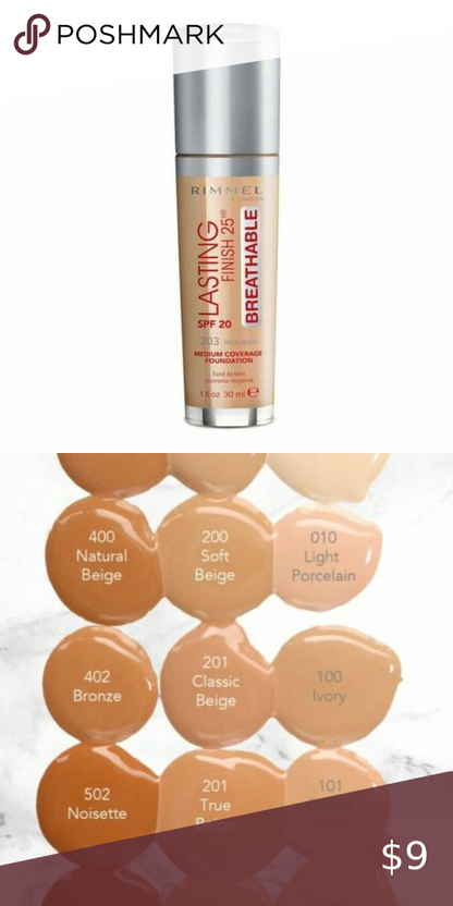 RIMMEL LONDON Rimmel Lasting Finish Liquid Foundation Soft Beige 200