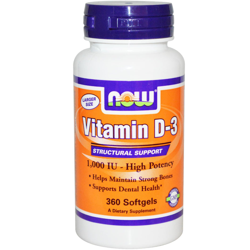 NOW FOODS VIT,D-3,1000IU