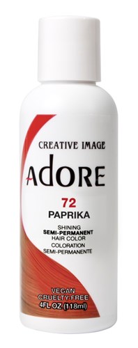 Adore Semi-Permanent Haircolor #072 Paprika 4oz