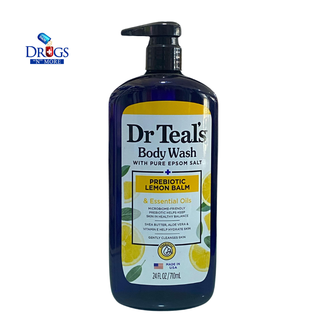 Dr Teals Body Wash Lemon Balm Prebiotic 24oz