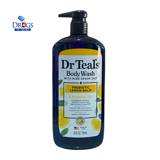 Dr Teals Body Wash Lemon Balm Prebiotic 24oz