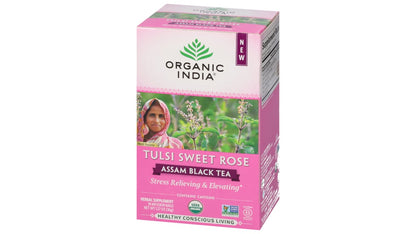 ORGANIC INDIA TULSI TEA,OG2,SWEET ROSE