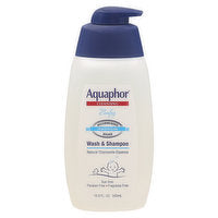 Aquaphor Baby Cleansing Wash And Shampoo 16oz Pump