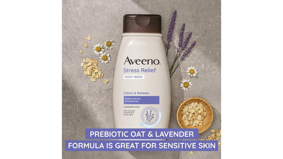 AVEENO BODY WASH STRESS RELIEF 12OZ