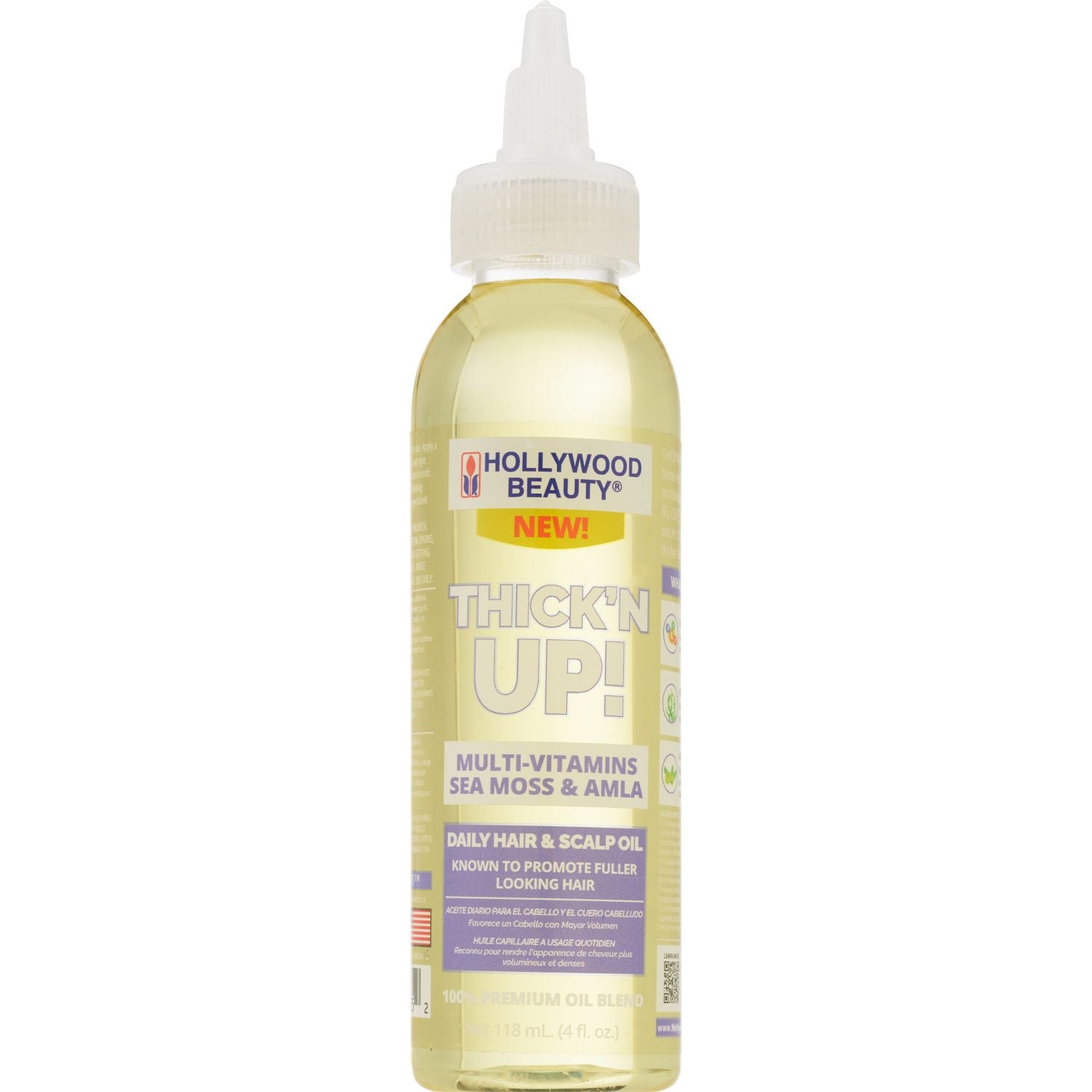 Hollywood Beauty Thick N Up! Multi-Vit Hair & Scalp Oil 4oz