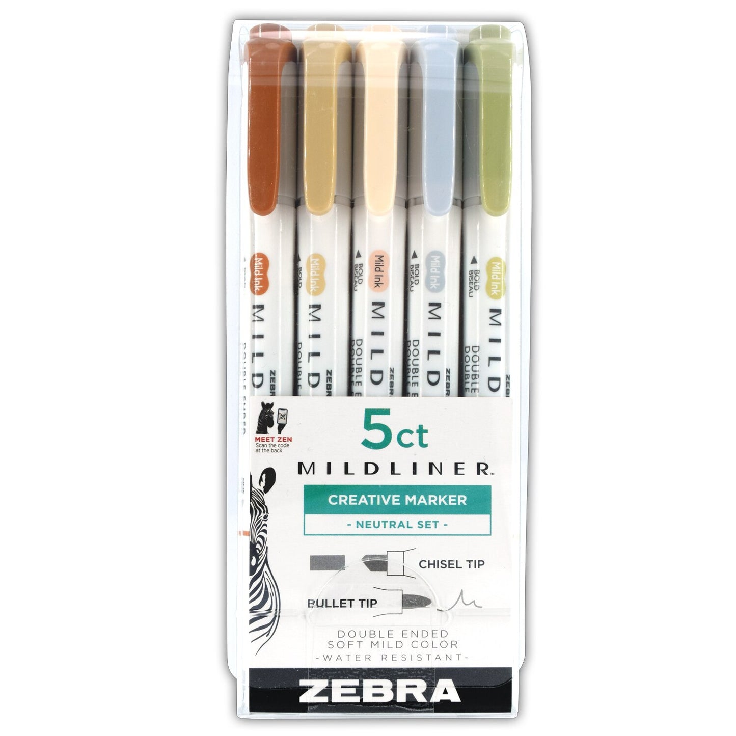 MILDLINER HL NEUTRAL ASST 5PK