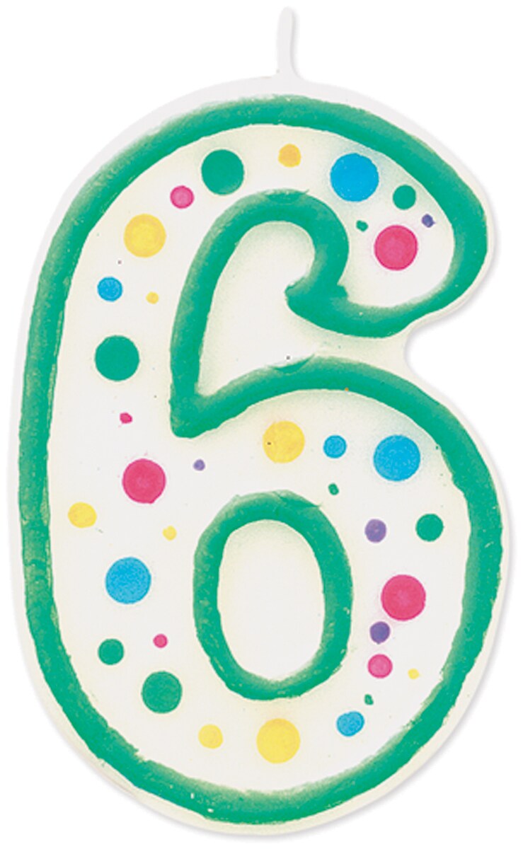 Wilton Numeral Birthday Candle Number 2 - Green