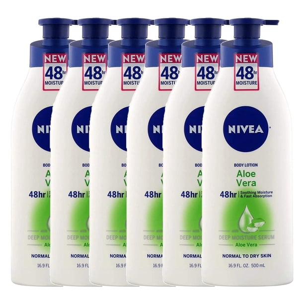 Nivea Lotion Aloe Vera 48 Hr 16.9oz Pump