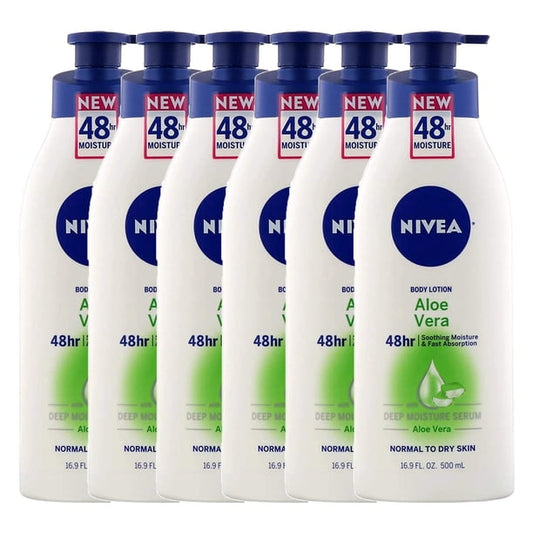 Nivea Lotion Aloe Vera 48 Hr 16.9oz Pump