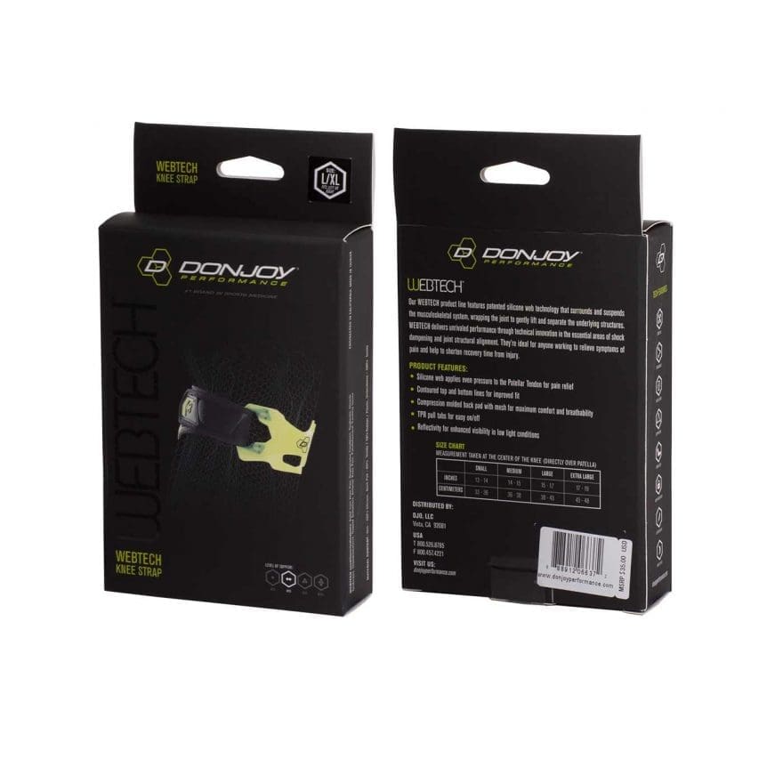 DJ WEBTECH 4MM KNEE SLVBLK S DSHP