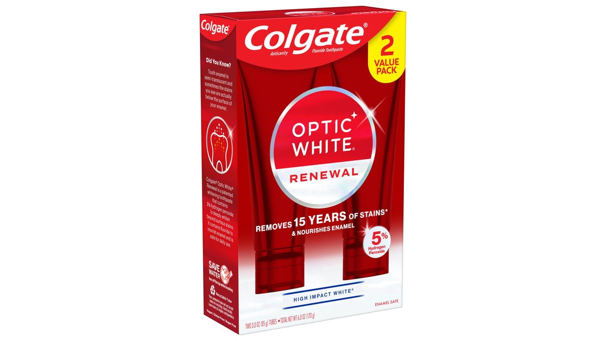 COLGATE OPTIC WHITE RENEWAL T/P FRSH 3OZ