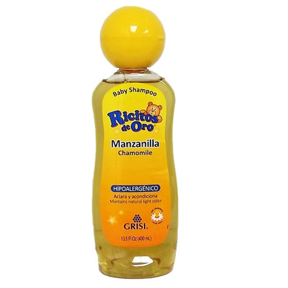 Ricitos De Oro Baby Body Wash & Shampoo Chamo / Honey 13.5oz