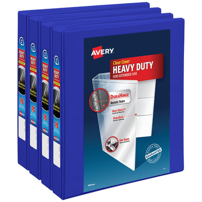 Avery Heavy-Duty 1" View Binder With One Touch Slant Rings - Assorted