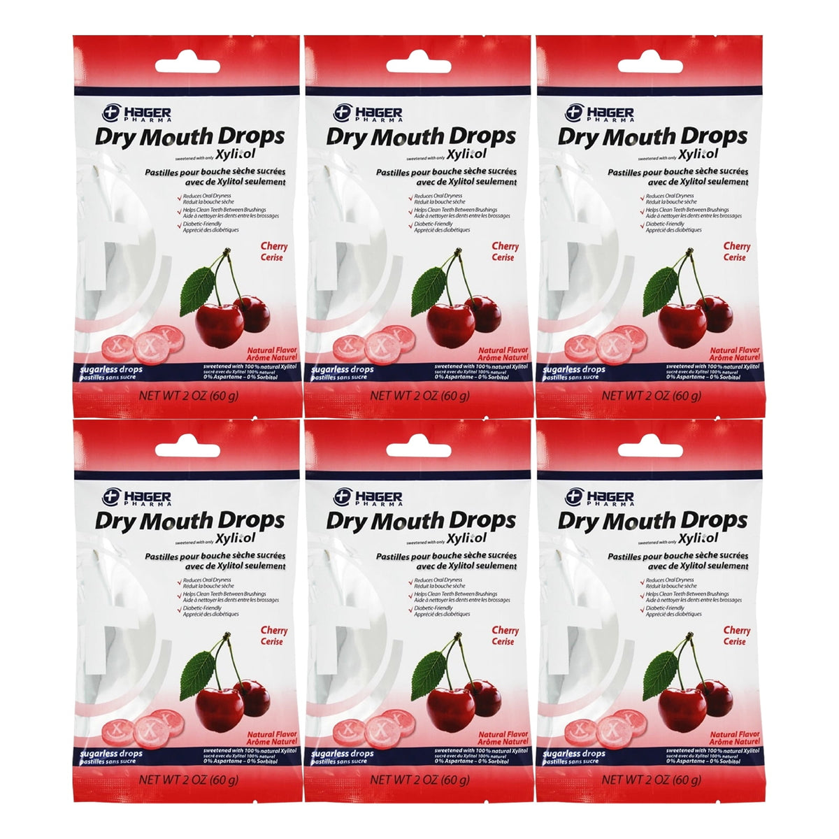 HAGER BAG DRY MOUTH LOZ CHERRY 26CT