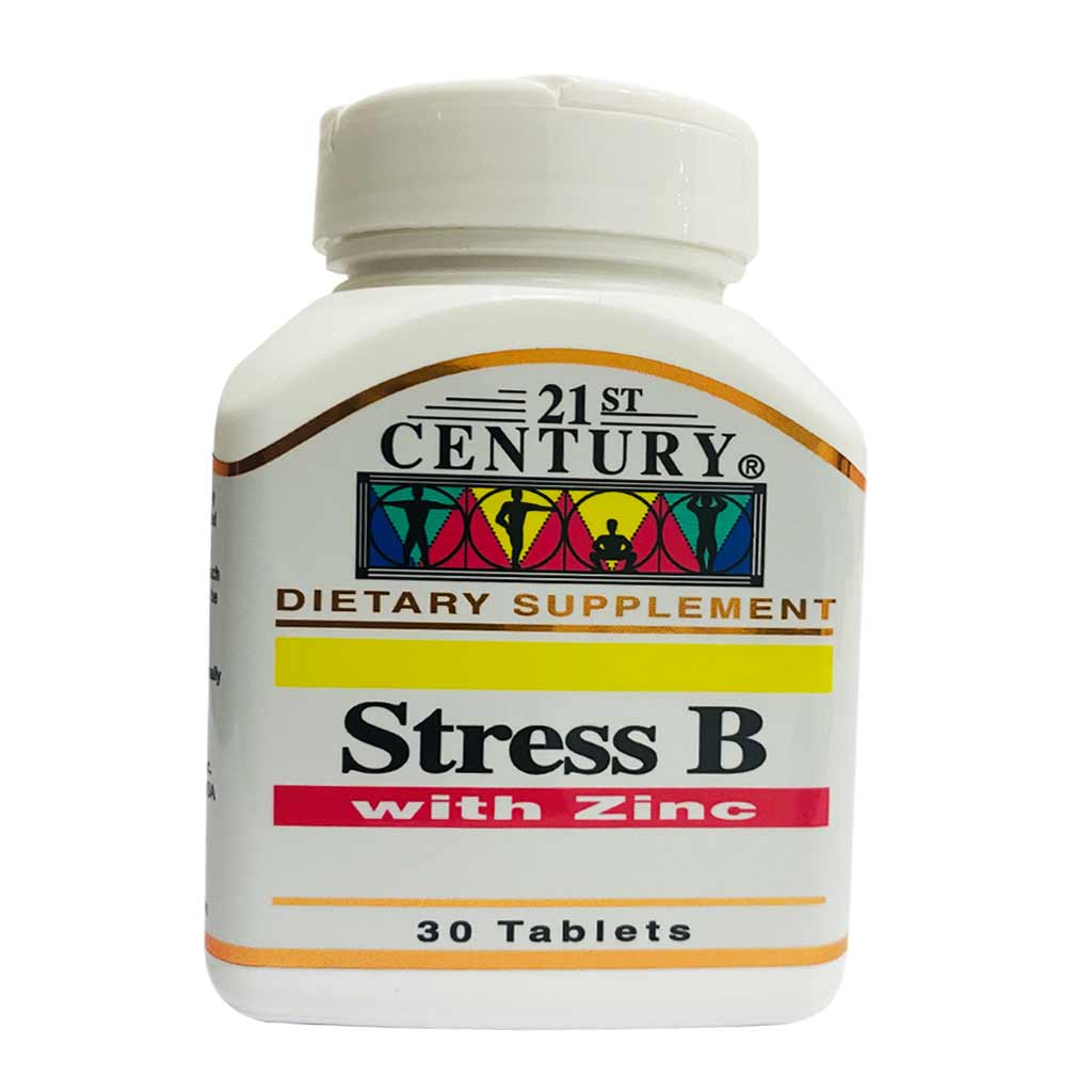 STRESS B + ZINC TAB 66CT 21ST CENTURY