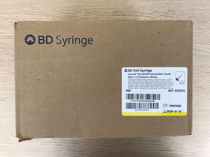 BD SY 20GX1.5N 5ML LL 100 309635