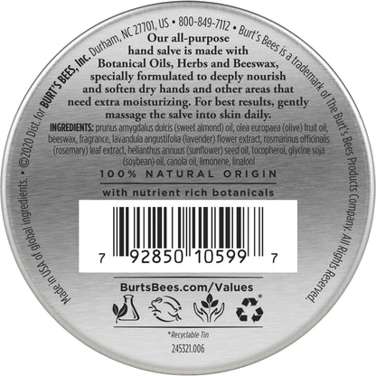 Burt's Bees Hand Salve, 3 oz