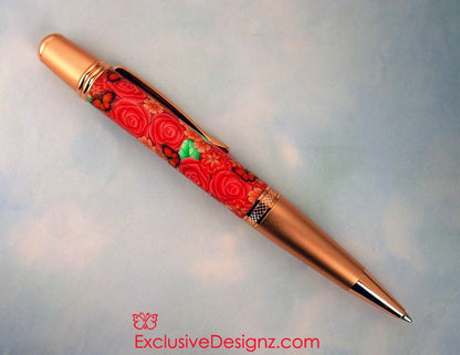 CONC & PERF BRIGHT PEN ROSE