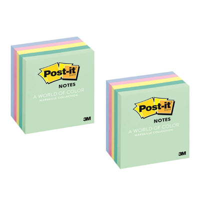 Post-it Brand Notes Pastel 3" x 3" 4 Count