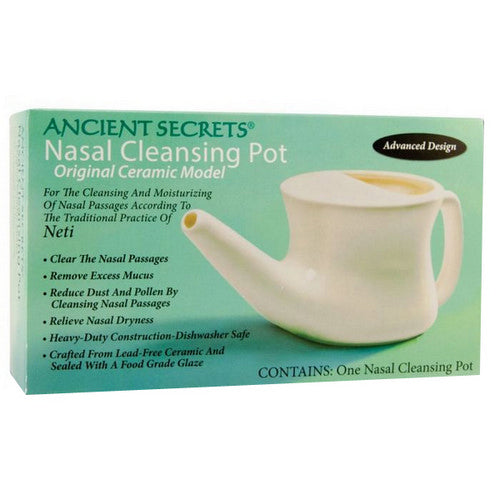 ANCIENT SECRETS NASAL CLEANSING POT,TRVL