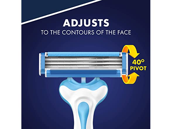 Gillette Mens Black Razor Disposable 3 Count (4in)