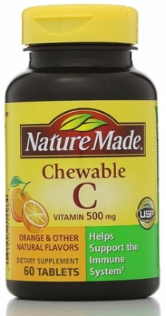 NT VITAMIN C/RH CW 500MG 60 ORN