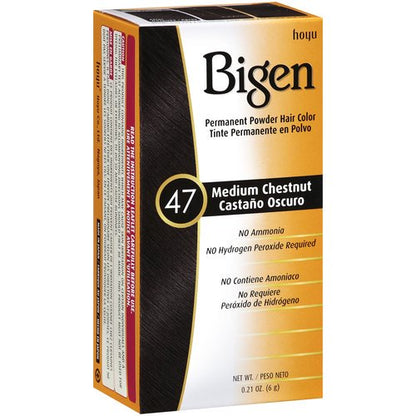 Bigen Powder Hair Color #47 Medium Chestnut 0.21oz