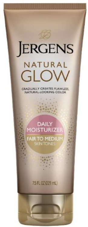 JERGENS NAT GLOW LOTION FAIR/MED 4OZ