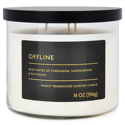 Star Candle, 8in - Solid Blue
