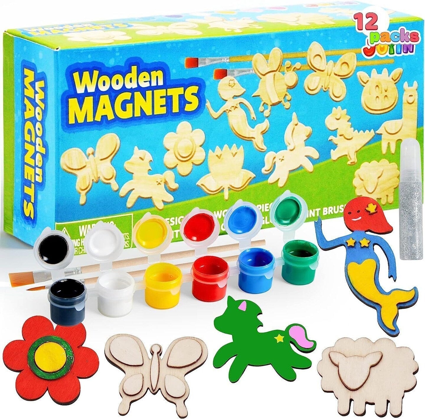 ArtSkills Paint Your Own Magnets Arts and Crafts Kit