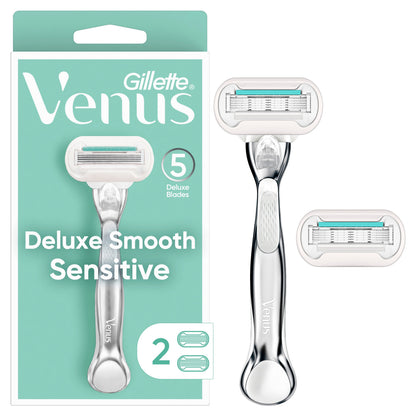 Gillette Venus Razor Deluxe Smooth Sensitive + 2 Refills