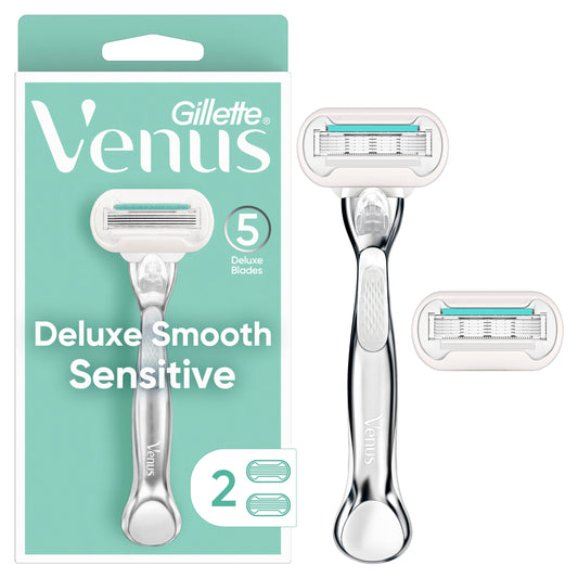 Gillette Venus Razor Deluxe Smooth Sensitive + 2 Refills