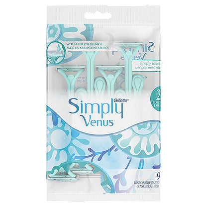 Gillette Simply Venus Razor Disposable 9 Count