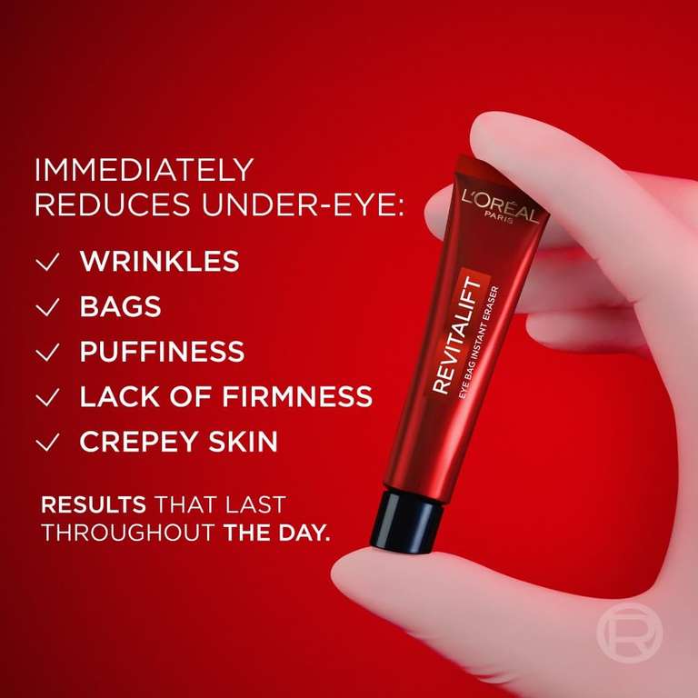 L'ORÉAL PARIS Revitalift Laser Instant Eye Bag Eraser. 0.5 oz