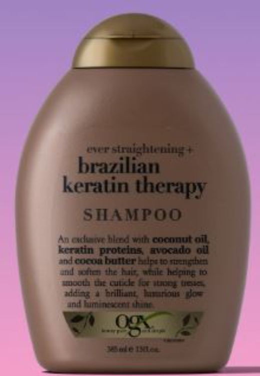 OGX EVER STRAIGHT BRAZ KERATIN SHAM 13OZ