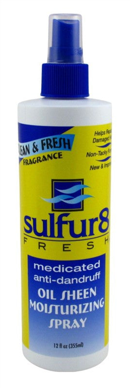 Sulfur8 Medicated Oil Sheen Moisturizing Spray 12oz