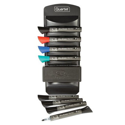 Quartet Standard Chisel Tip Dry-Erase Markers Accessory Kit, Assorted Colors, 4 Pack