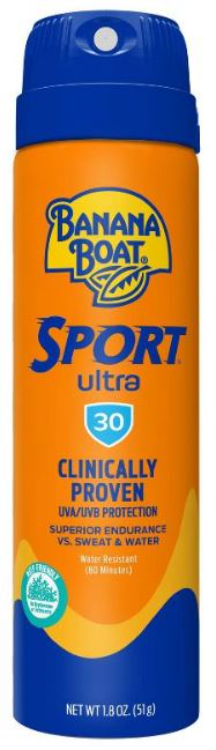 BANANA BOAT U/M SPORT CLEAR SPF30 6OZ