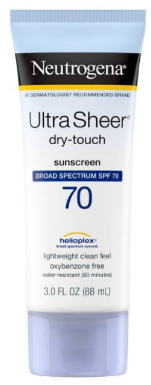 NEUTROGENA ULTRA SHEER SPF70 SPY 5 OZ
