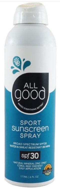 ALL GOOD SNSCRN SPORT,LOTION,SPF30