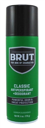 Brut Classic Antiperspirant + Deodorant 6oz Aerosol