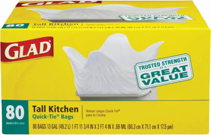 BAG GLAD TKTCH BG 12X35 QUICK TIE