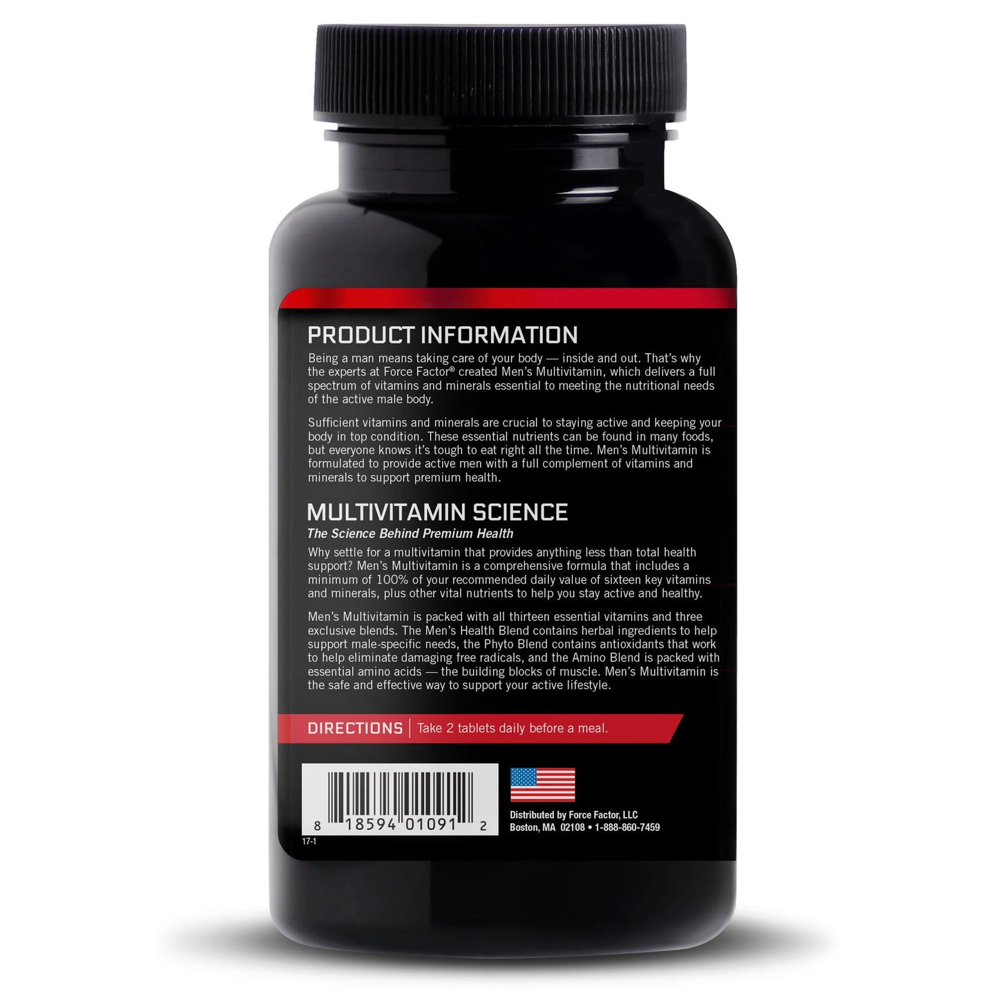 FORCE FACTOR MENS MULTIVIT TB 60