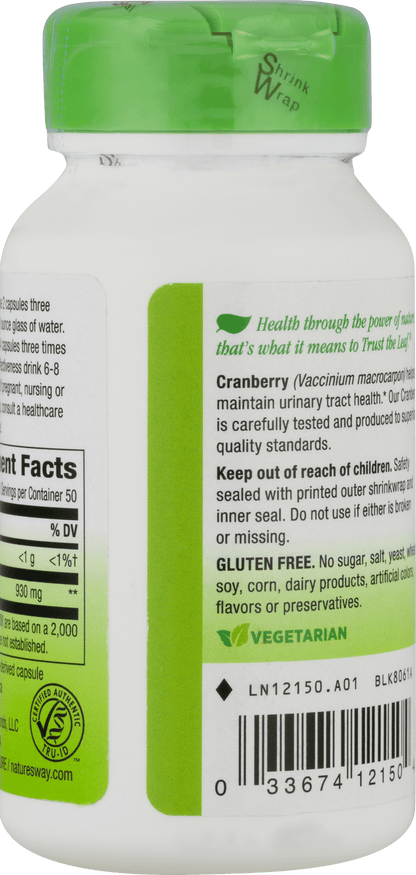 NATURE'S WAY CRANBERRY FRUIT,465 MG