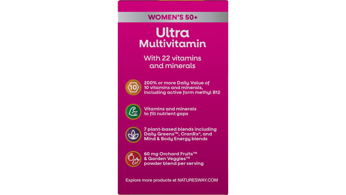 NATURE'S WAY ALIVE! WOMEN 50+ ULTR VIT